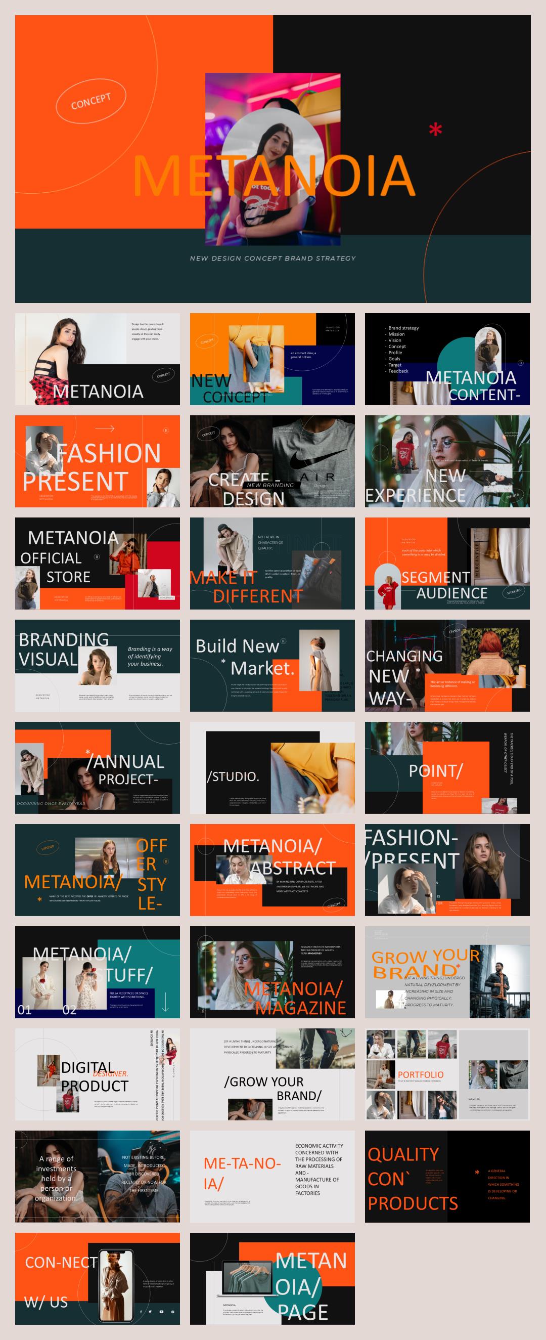 时尚潮流个性PPT模板