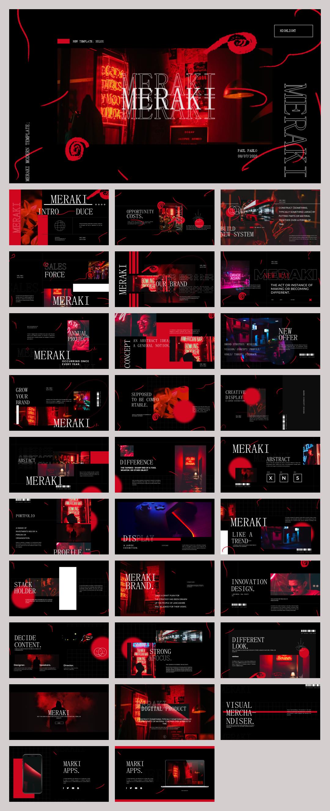 时尚潮流个性PPT模板