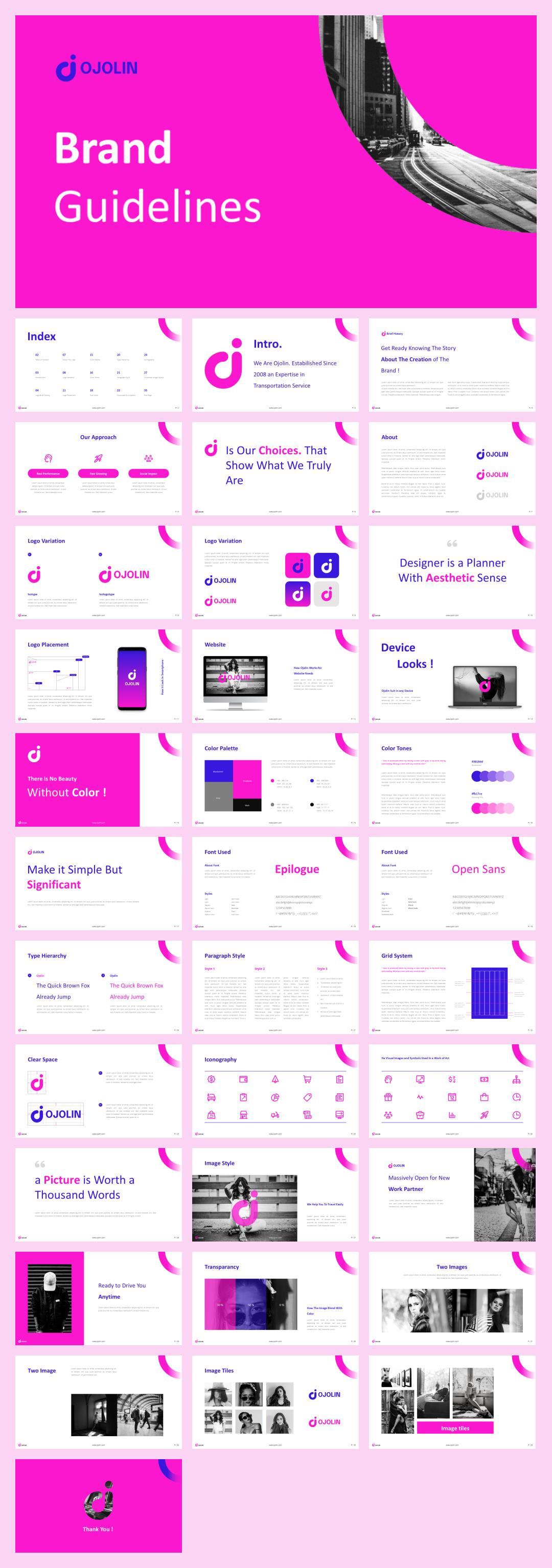 时尚潮流个性PPT模板