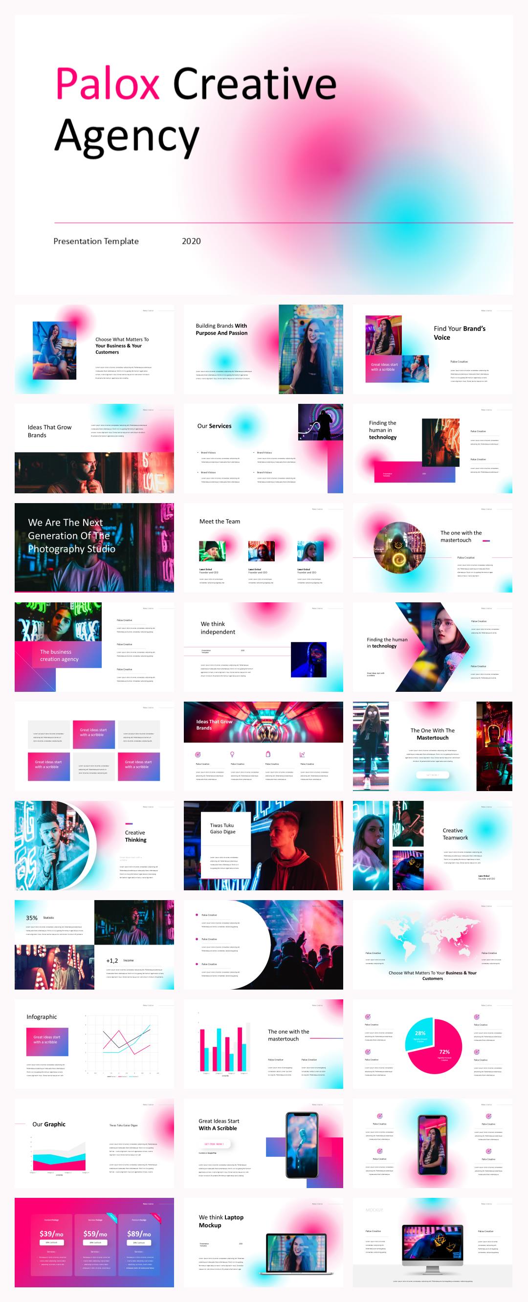 时尚潮流个性PPT模板