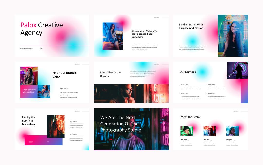 时尚潮流个性PPT模板