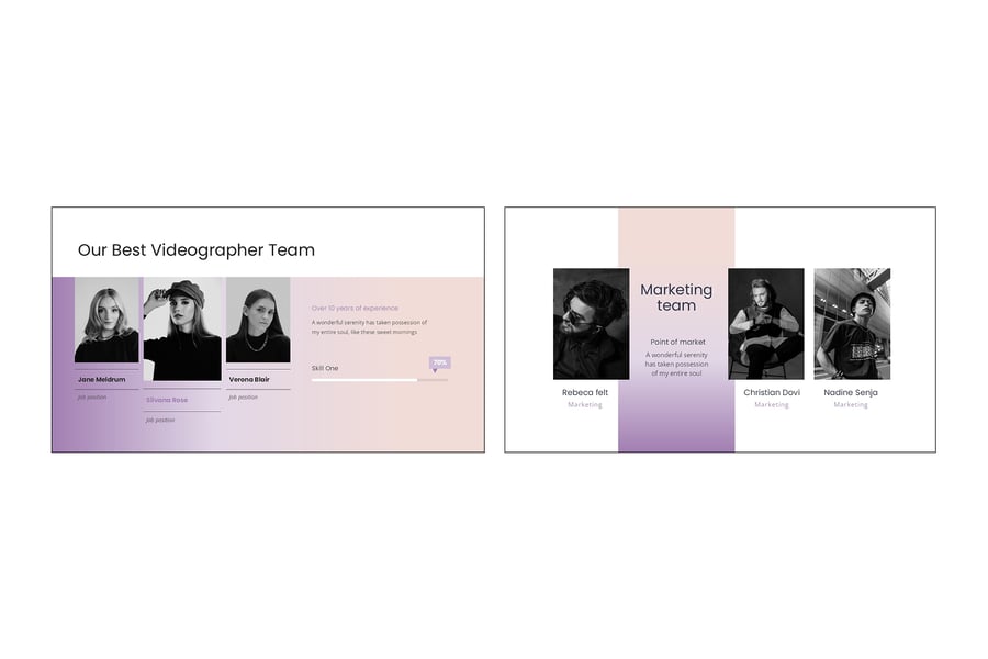 团队资料PPT模板 (PPTX)