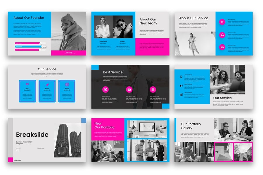 业务介绍PPT模板 (PPTX)