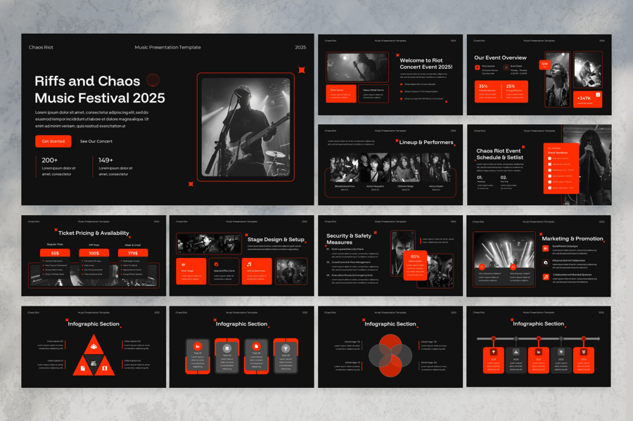 音乐PPT模板 (PPTX)