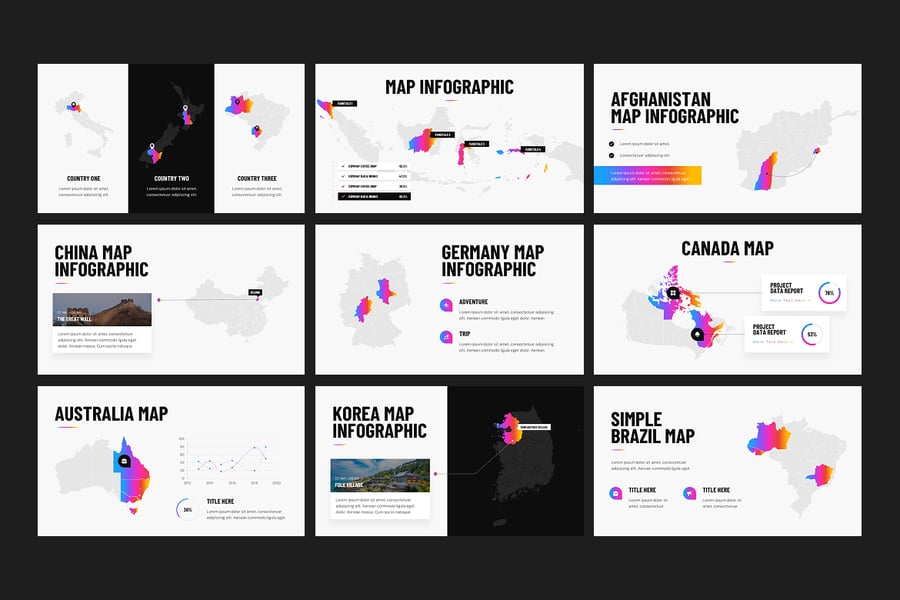 地图信息图 (PPTX)