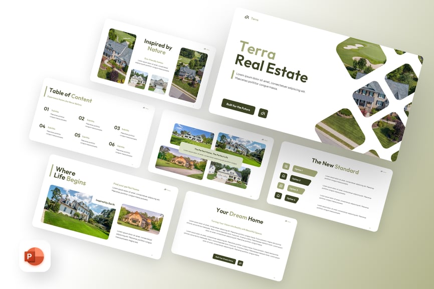 房地产PPT模板 (PPTX)