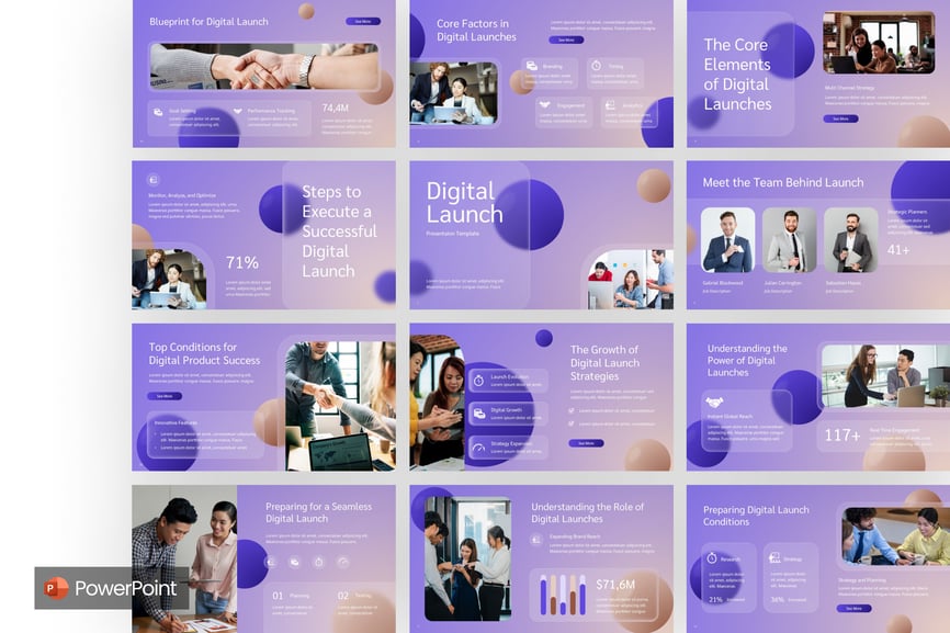 企业产品发布PPT模板 (PPTX)