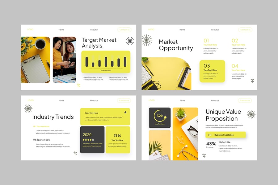 商业计划PPT模板 (PPTX)