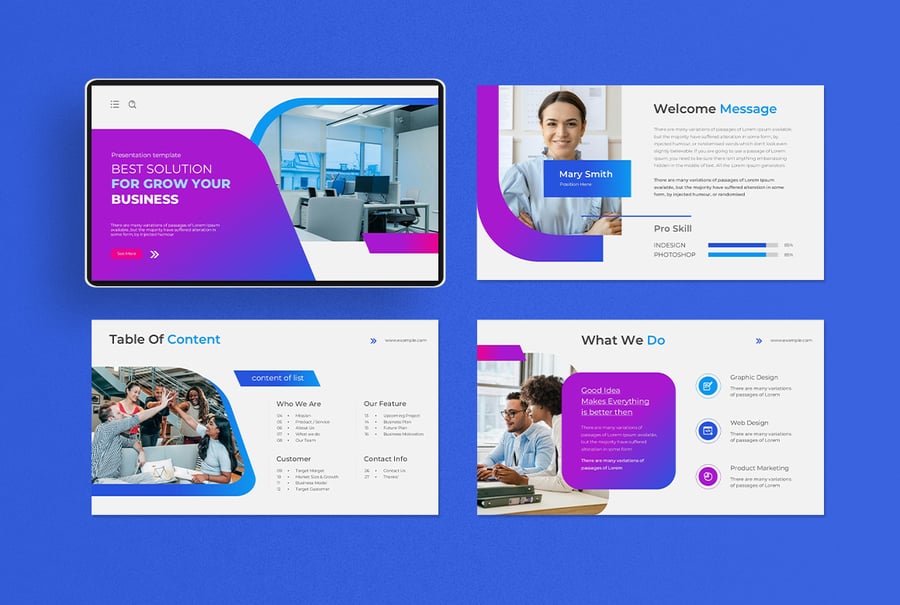 业务演示模板PPT模板 (PPTX)