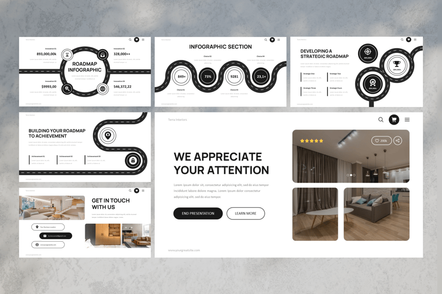 内部演讲PPT模板 (PPTX)