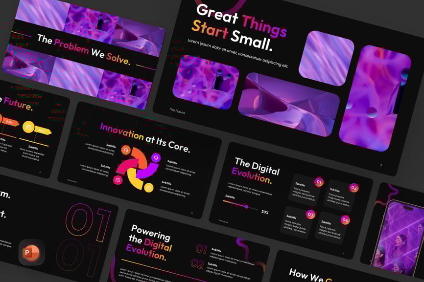 创意多功能PPT模板 (PPTX)