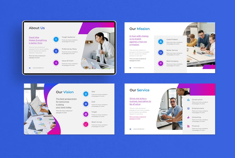 业务演示模板PPT模板 (PPTX)