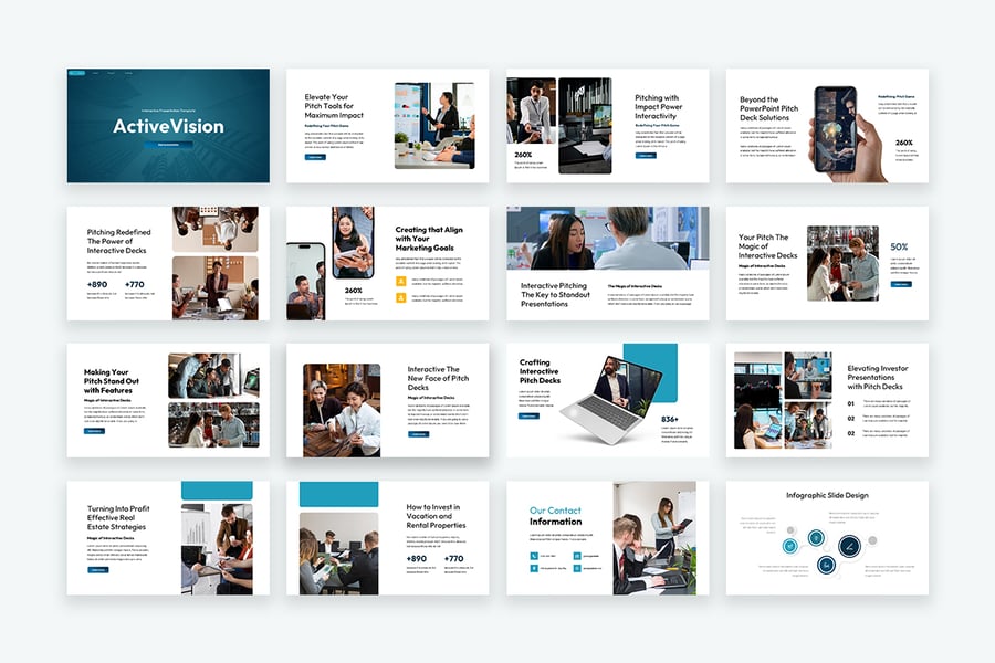 交互式PPT模板 (PPT,PPTX)