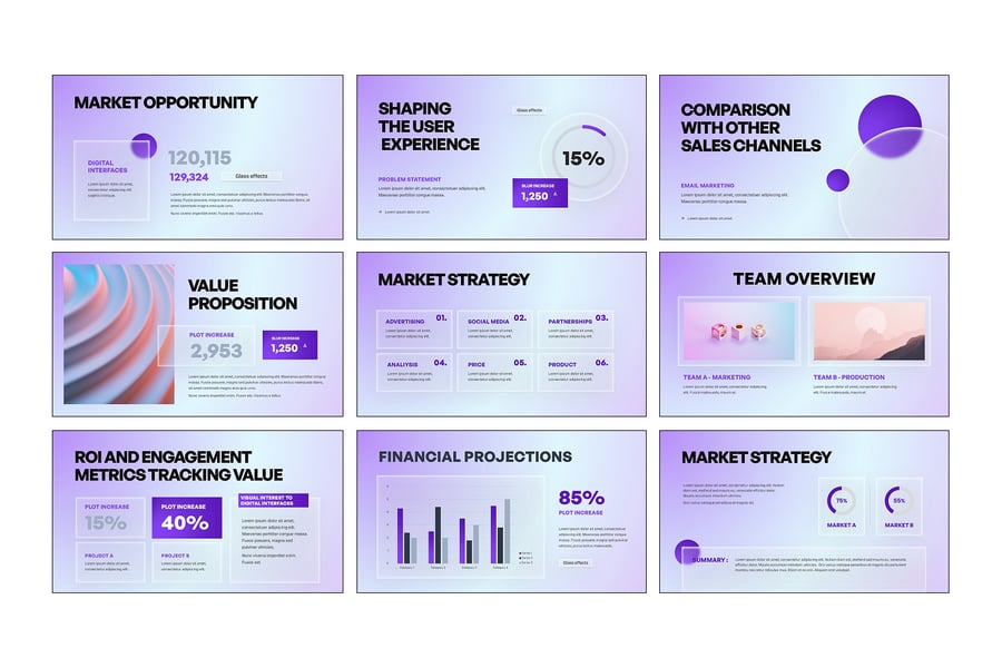 酷炫风格PPT模板 (PPTX)
