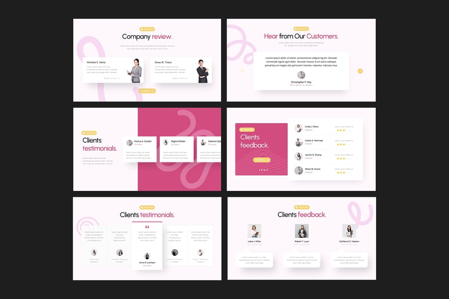 评论推荐PPT模板 (PPTX)