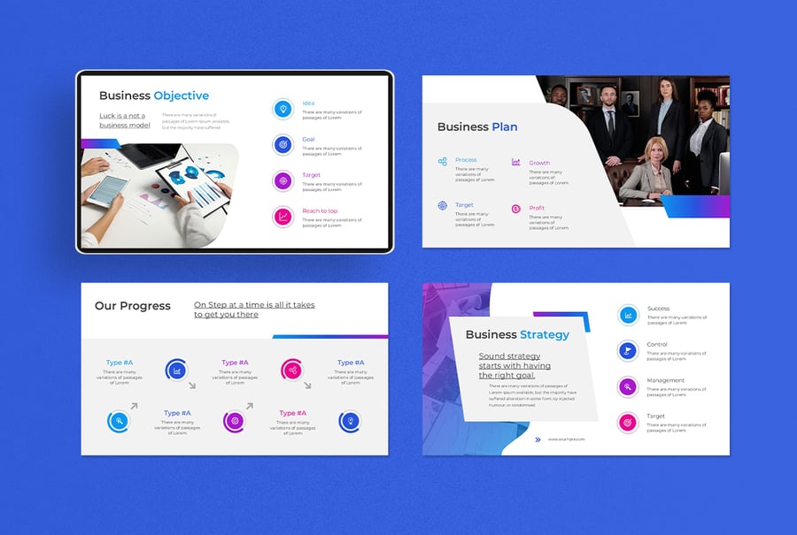 业务演示模板PPT模板 (PPTX)