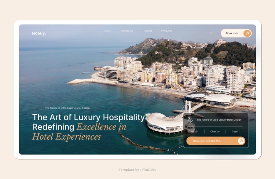 酒店PPT模板 (PPTX)