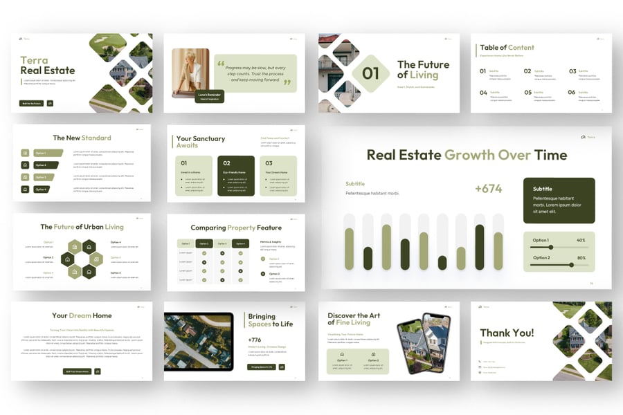 房地产PPT模板 (PPTX)