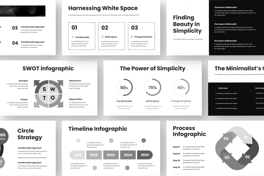 极简主义PPT模板 (PPTX)