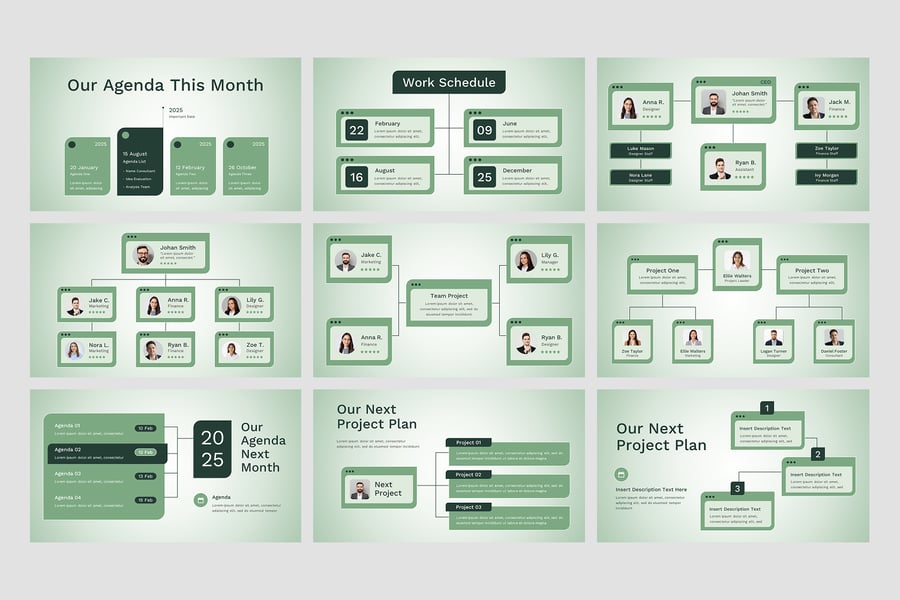 工作组织PPT模板 (PPTX)