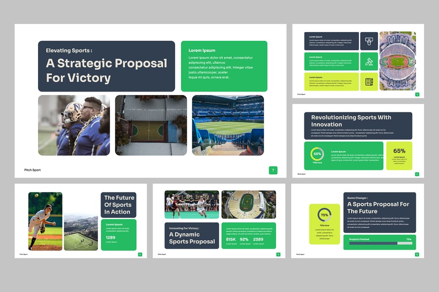 投球运动PPT模板 (PPTX)