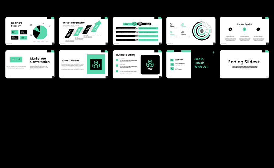 品牌准则演示模板PPT模板 (PPTX)