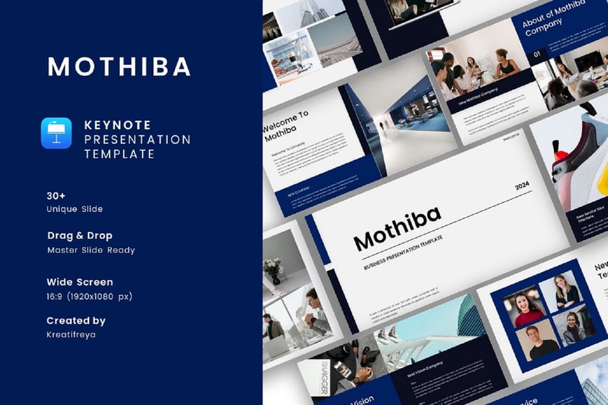 业务主题演讲模板PPT模板 (PPTX)