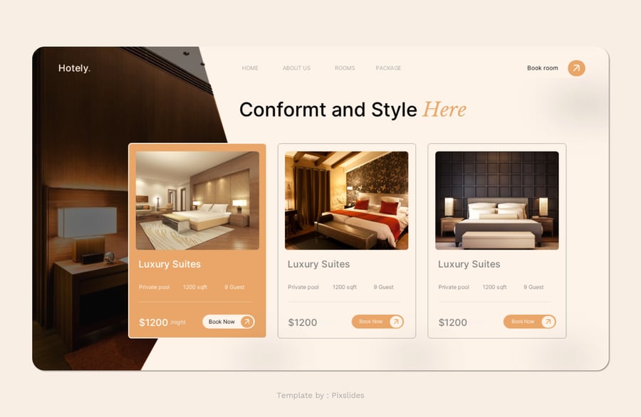 酒店PPT模板 (PPTX)