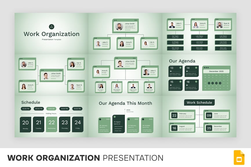 工作组织PPT模板 (PPTX)