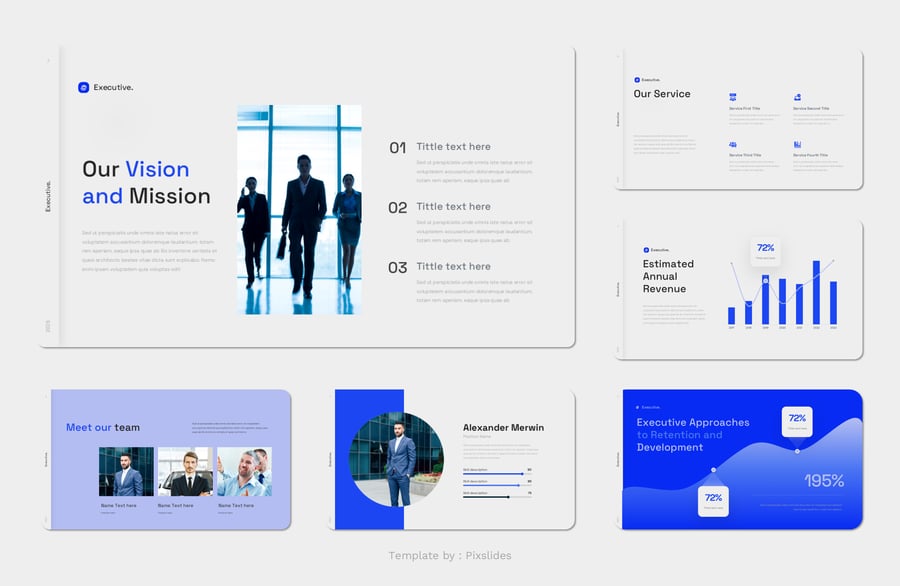 执行 – 业务PPT模板 (PPTX)