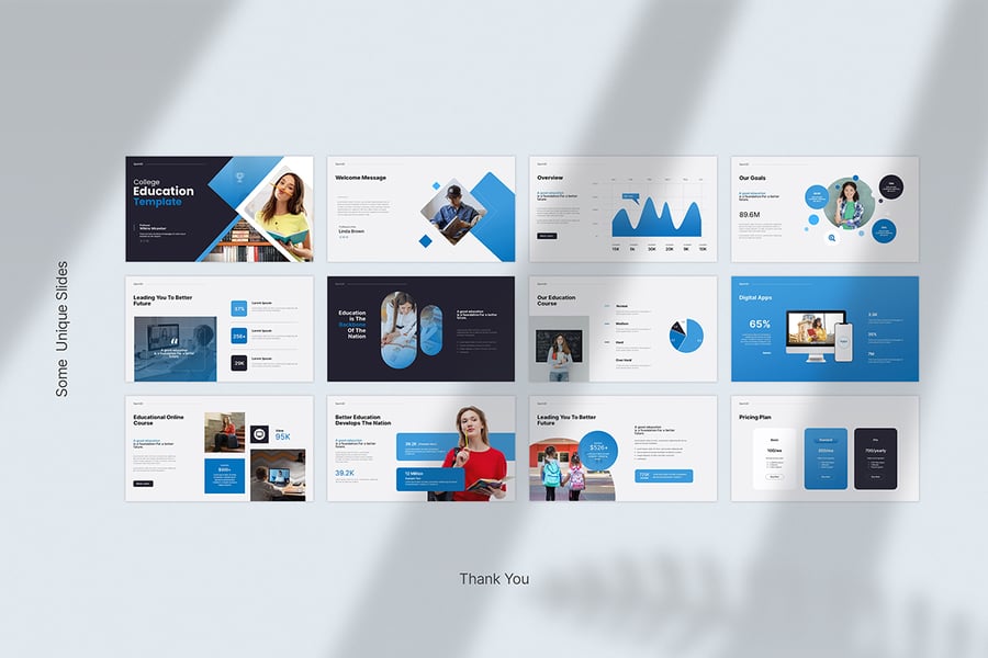 教育演讲PPT模板 (PPTX)