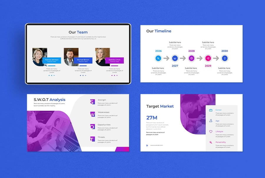 业务演示模板PPT模板 (PPTX)