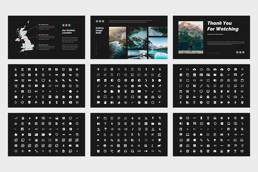 旅行PPT模板 (PPTX)