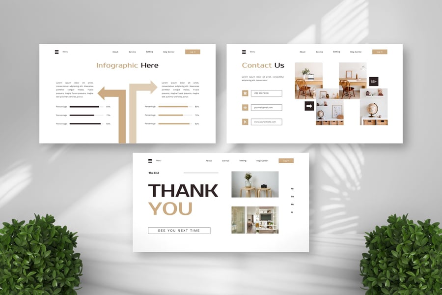 家具PPT模板 (PPTX)