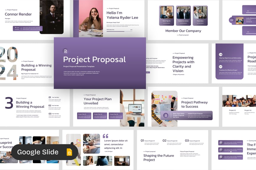 项目建议PPT模板 (PPTX)