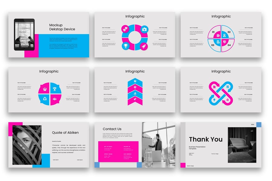 业务介绍PPT模板 (PPTX)