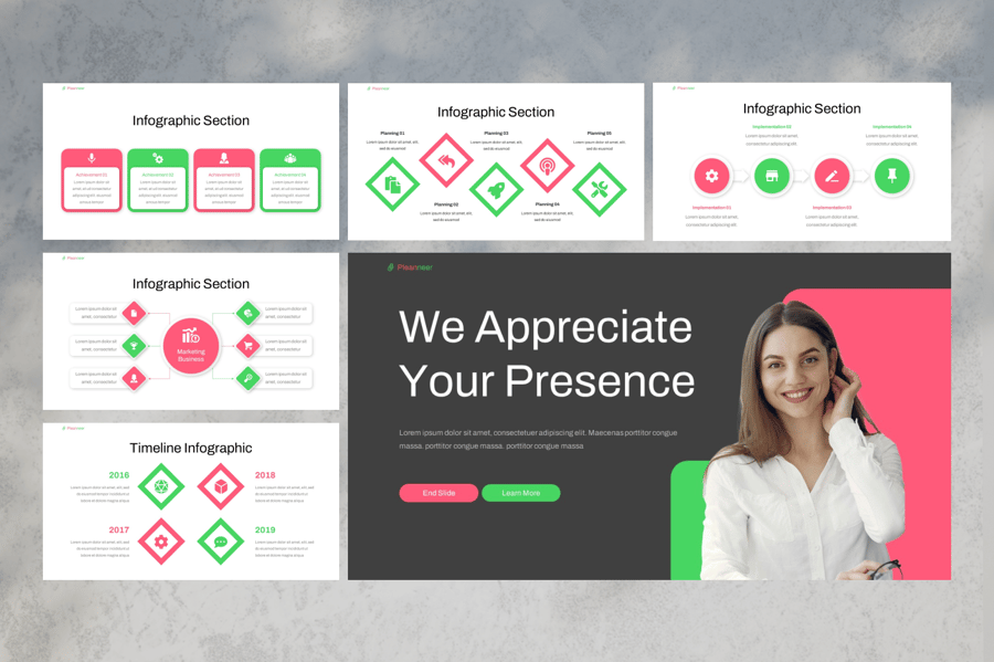 商业计划PPT模板 (PPTX)