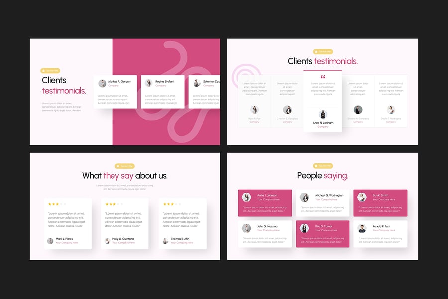 评论推荐PPT模板 (PPTX)