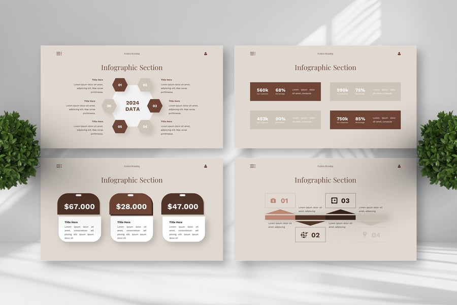 时尚品牌 – 趋势PPT模板 (PPTX)