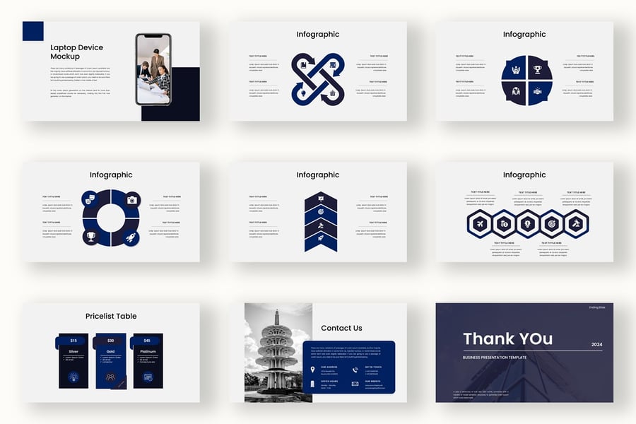 业务主题演讲模板PPT模板 (PPTX)