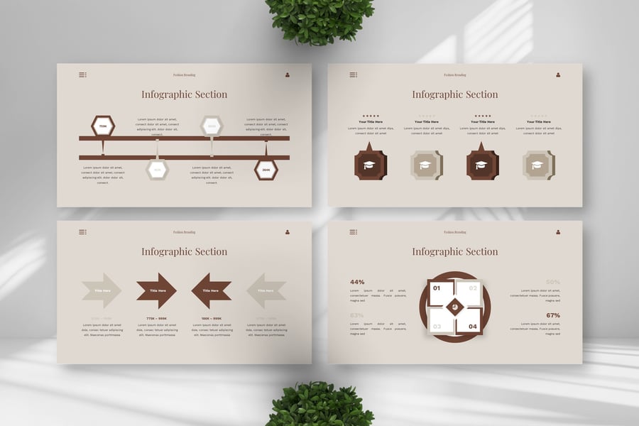 时尚品牌 – 趋势PPT模板 (PPTX)