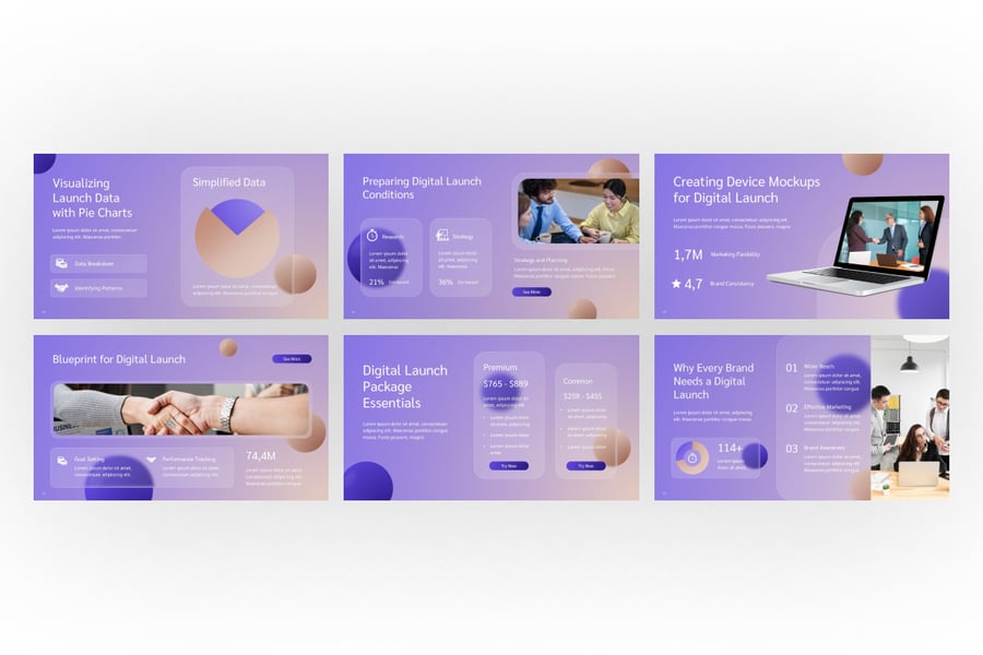 企业产品发布PPT模板 (PPTX)