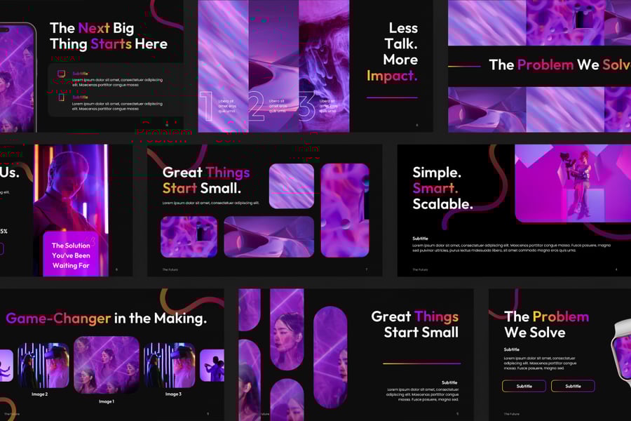 创意多功能PPT模板 (PPTX)