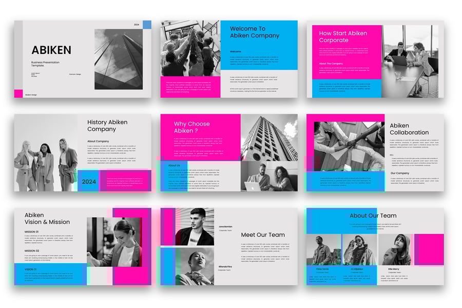 业务介绍PPT模板 (PPTX)