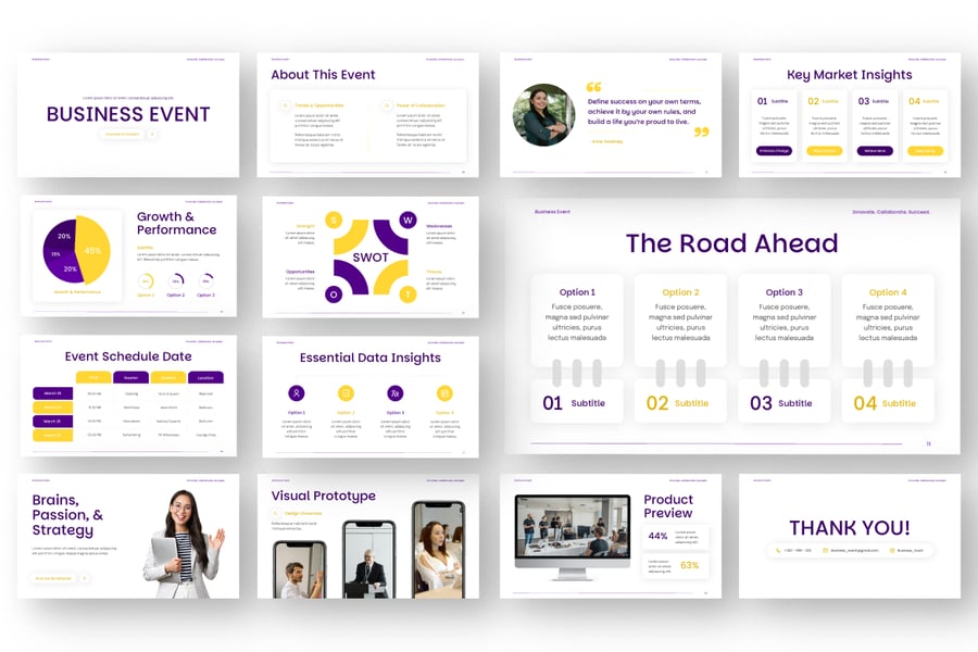 商业活动PPT模板 (PPTX)