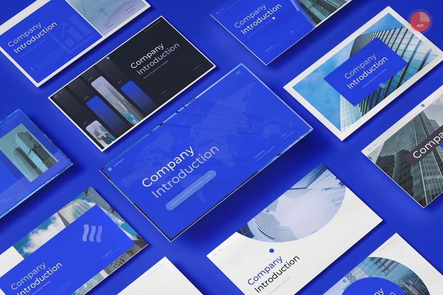 公司简介PPT模板 (PPTX)