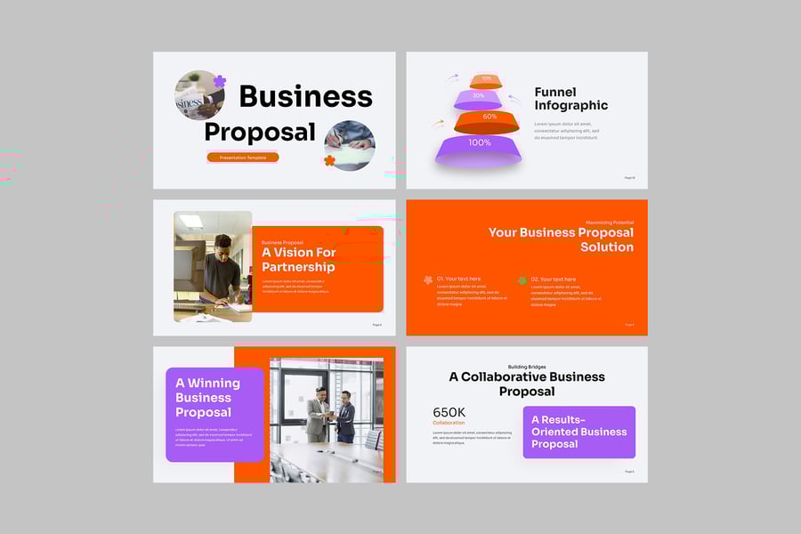 业务建议PPT模板 (PPTX)