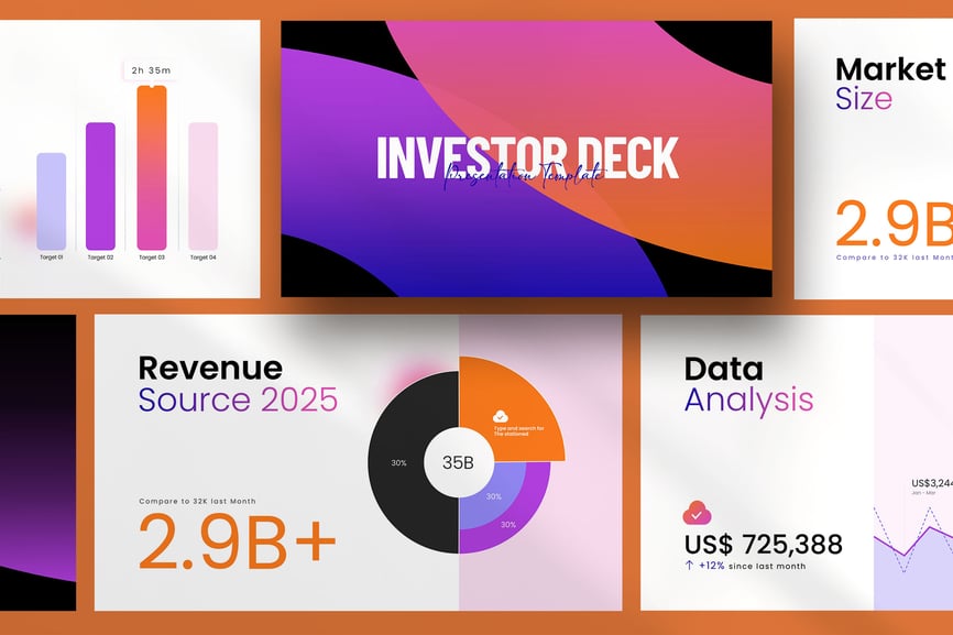 商业投资者推销PPT模板 (PPTX)