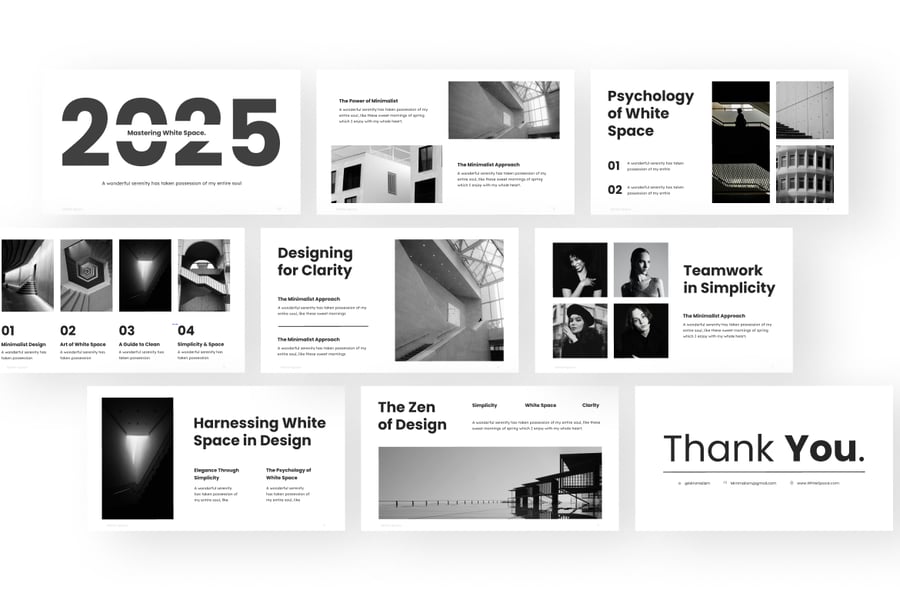 极简主义PPT模板 (PPTX)