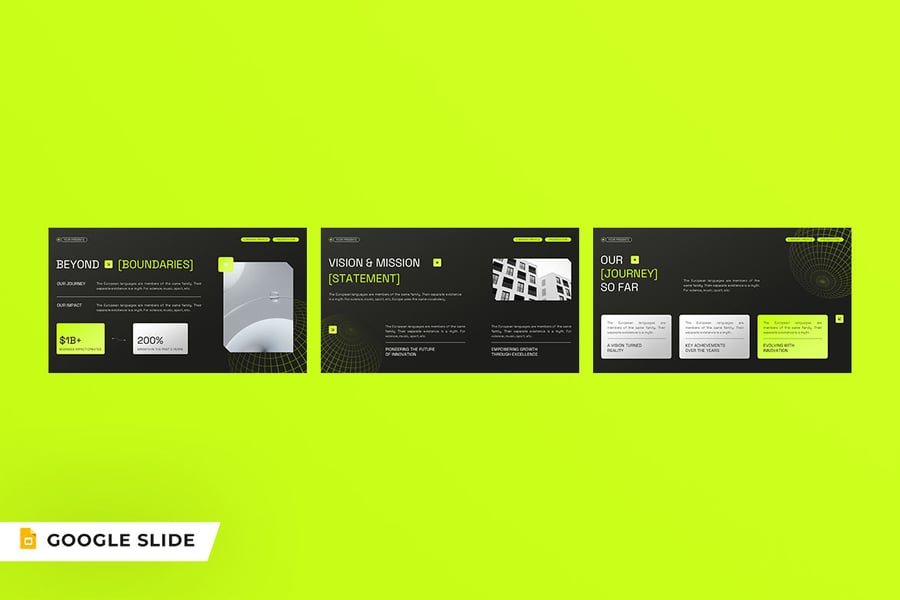 绿色现代公司资料PPT模板 (PPTX,PPT)